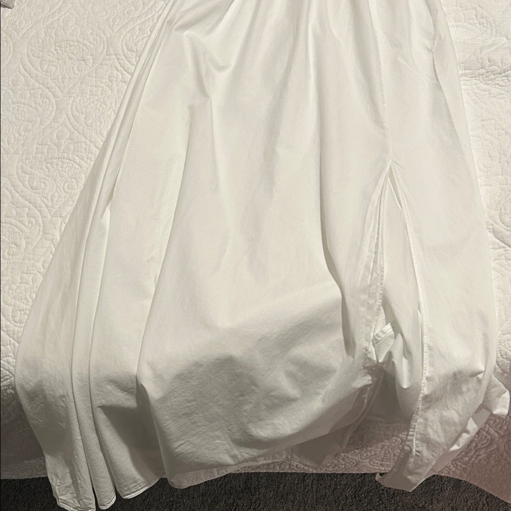 NAADAM White and Tan Maxi Dress - Picture 8 of 13